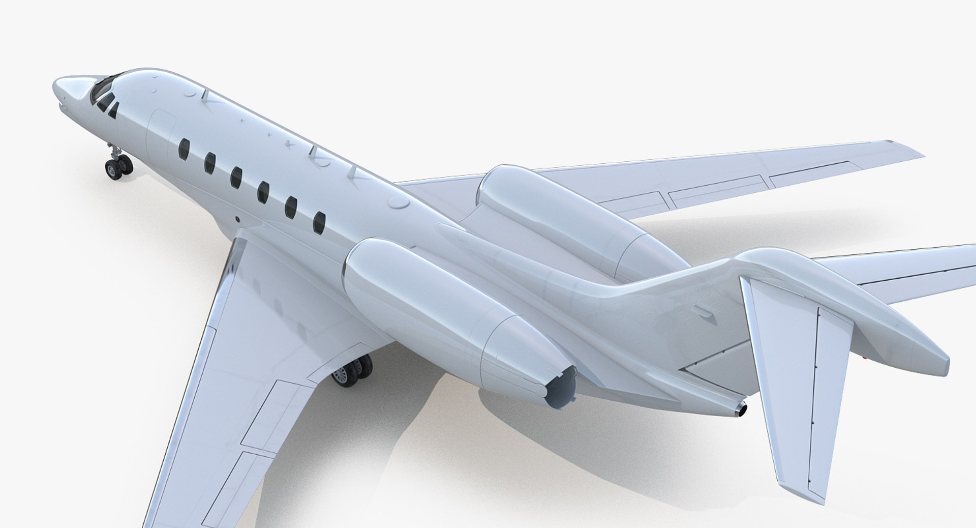 3D medium sized business jet model - TurboSquid 1259752