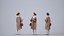 00584Poppy004 - Teen Caucasian girl talking in public wearing autumn or spring attire with bag