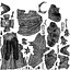 00584Poppy004 - Teen Caucasian girl talking in public wearing autumn or spring attire with bag