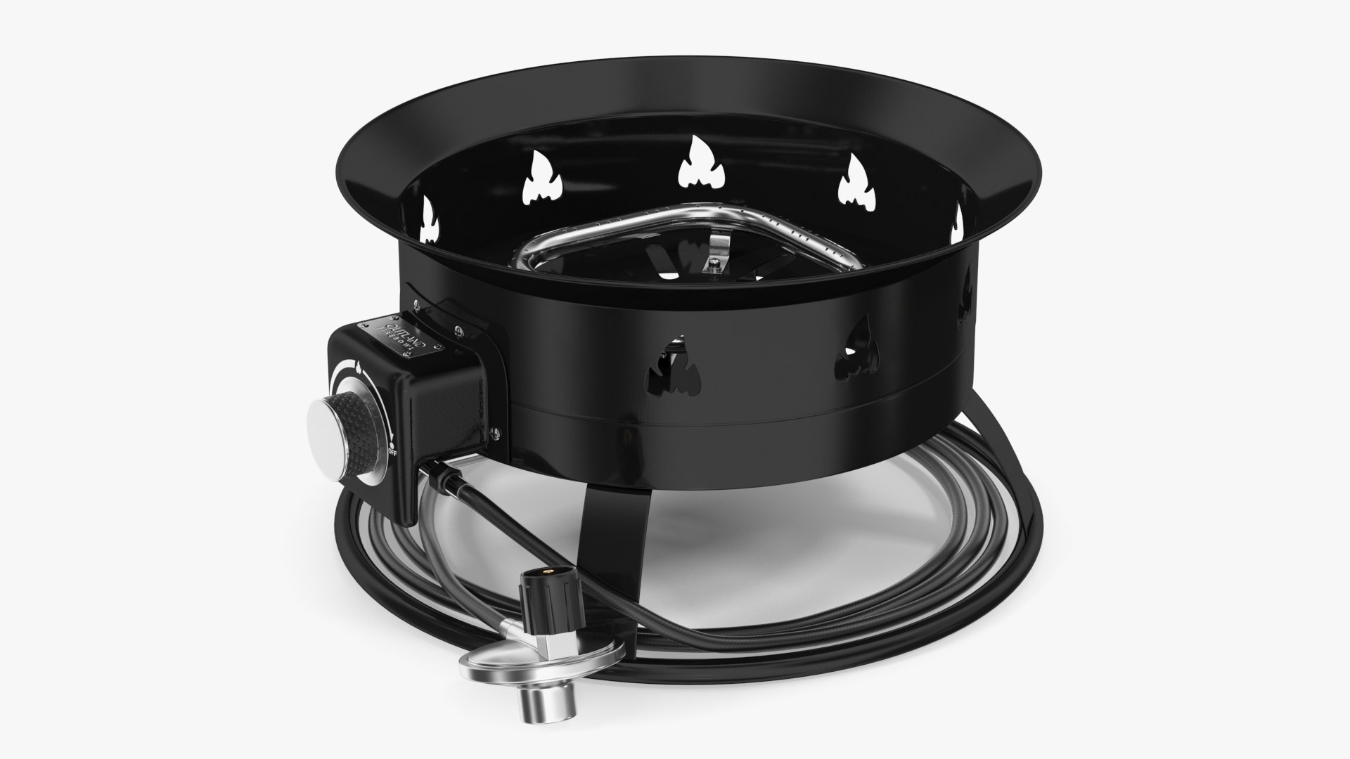 Portable Fire Pit Open 3D model preview