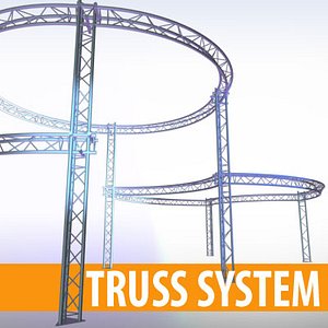 3ds max stage structure 3 pipes