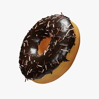 Sprinkle Chocolate Donut