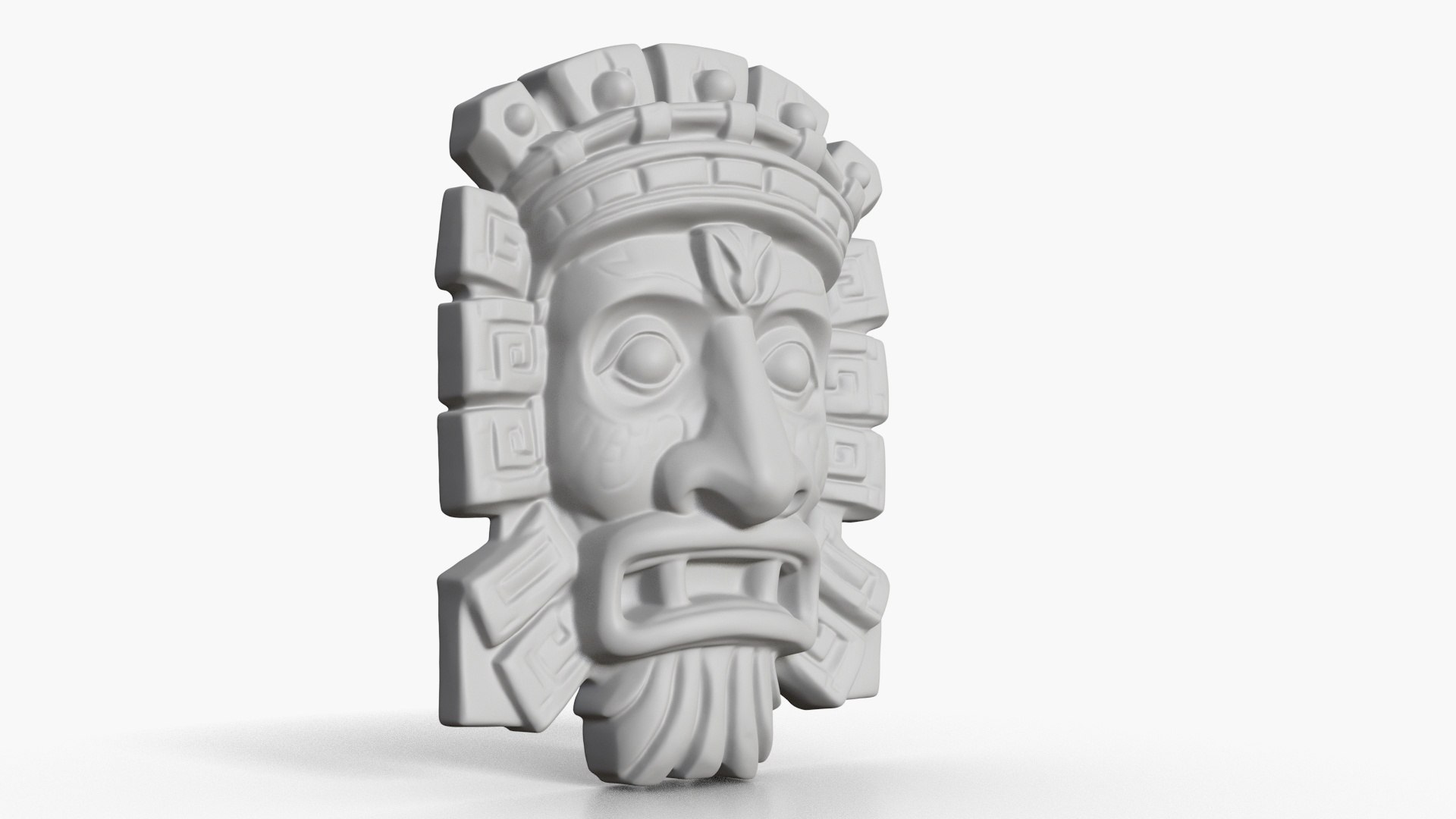 3D Mayan Mask Relief 3 - TurboSquid 2287798
