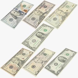 USA Dollars Banknotes Collection V1