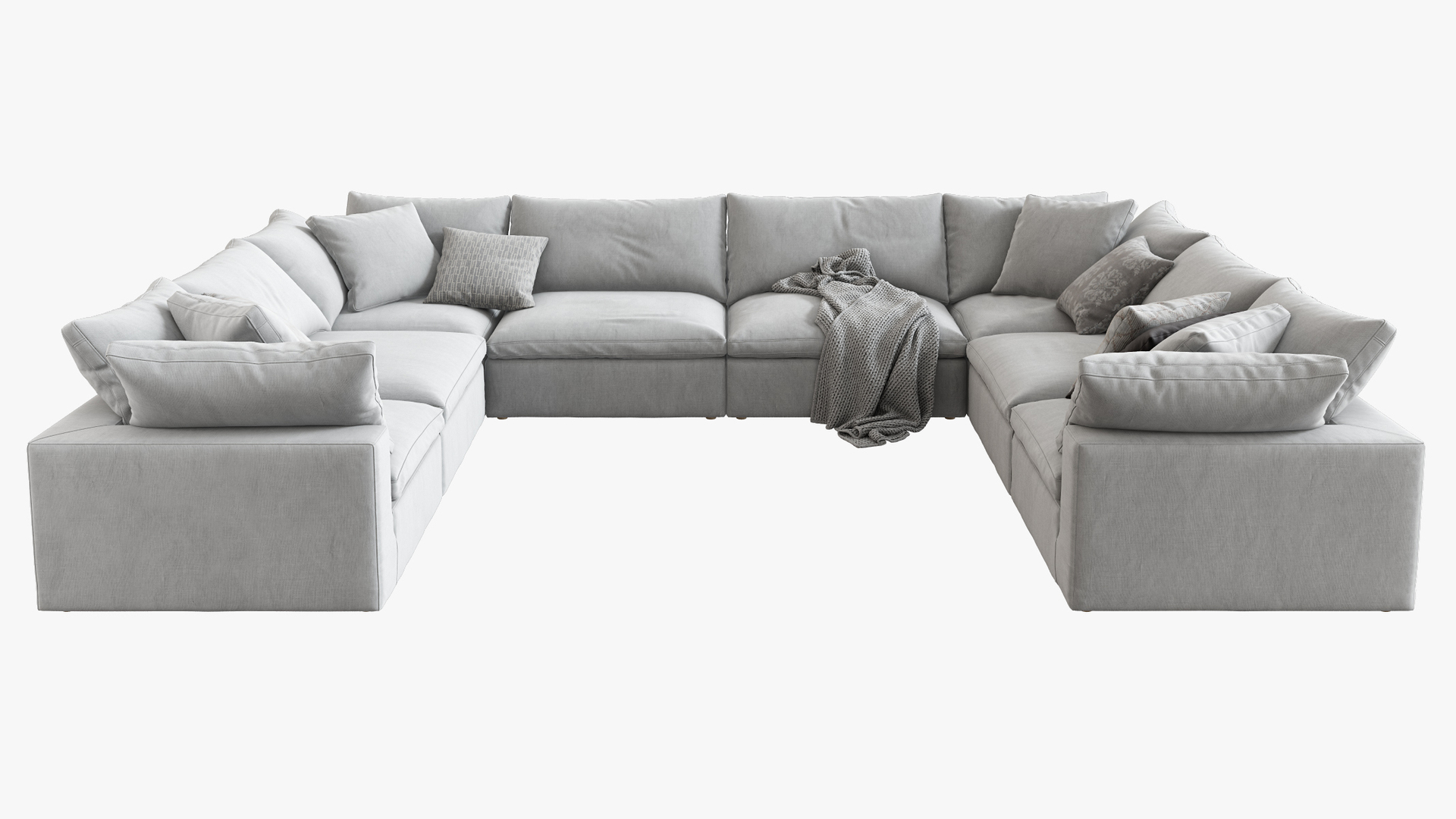 Restoration hardware cloud modular model TurboSquid 1336892