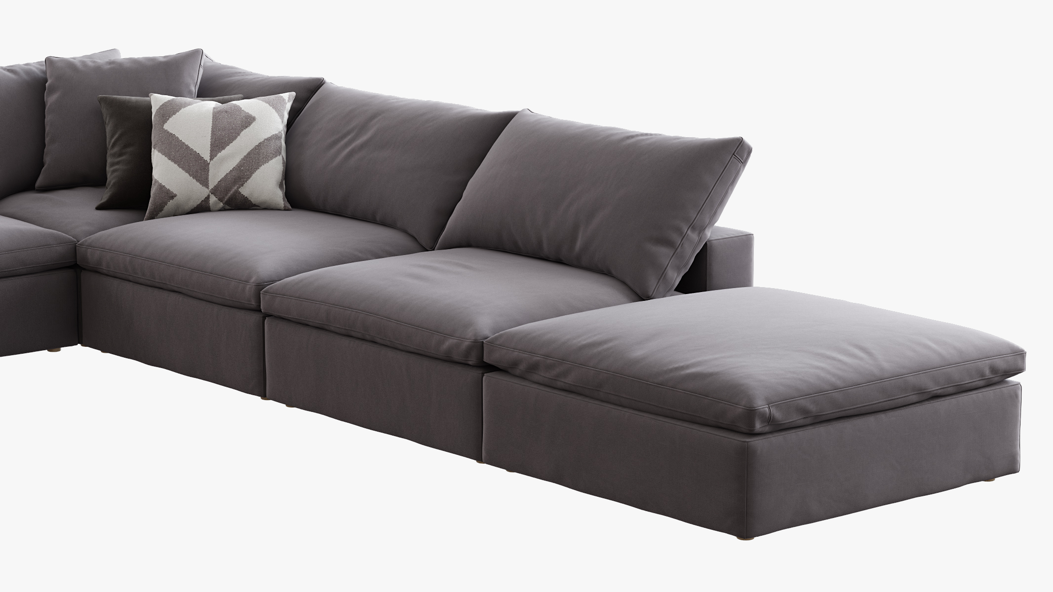 Restoration hardware cloud modular model TurboSquid 1336892