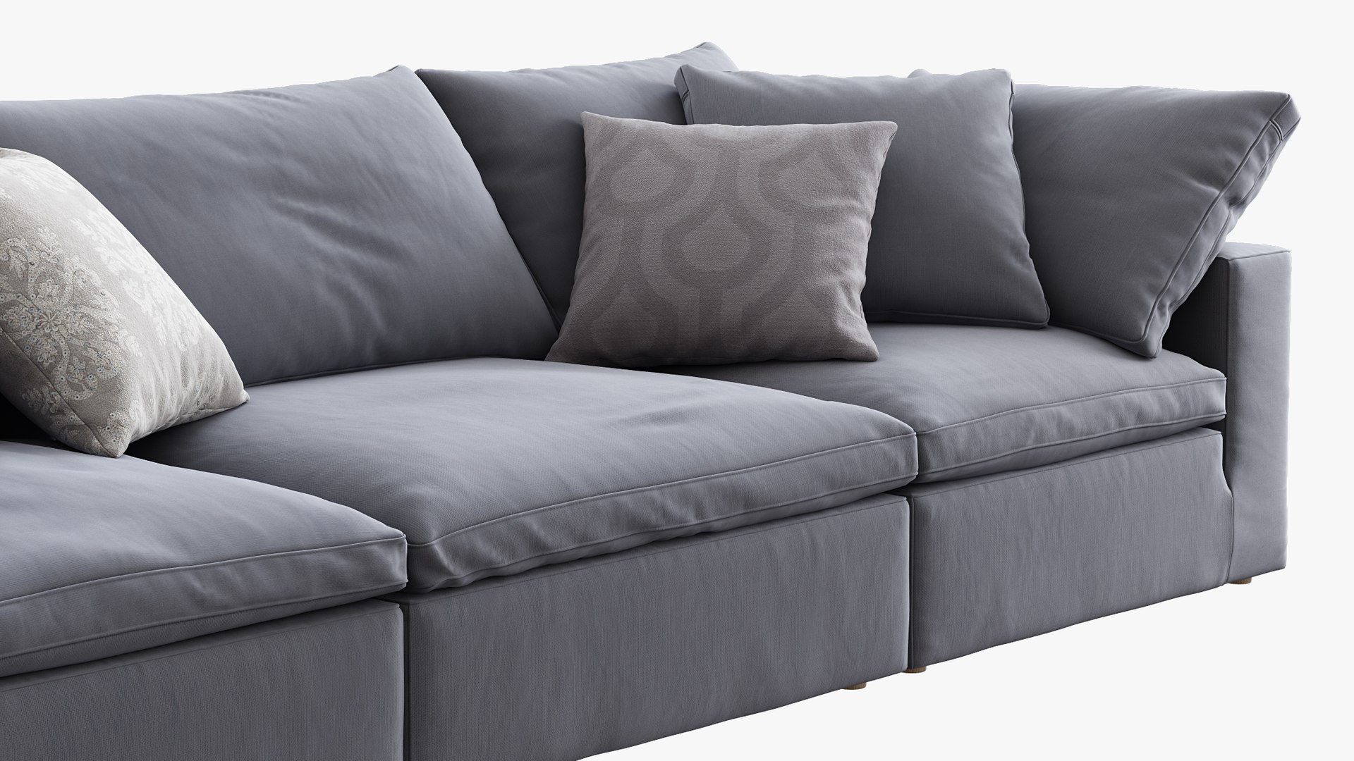 Restoration Hardware Cloud Modular Model TurboSquid 1336892