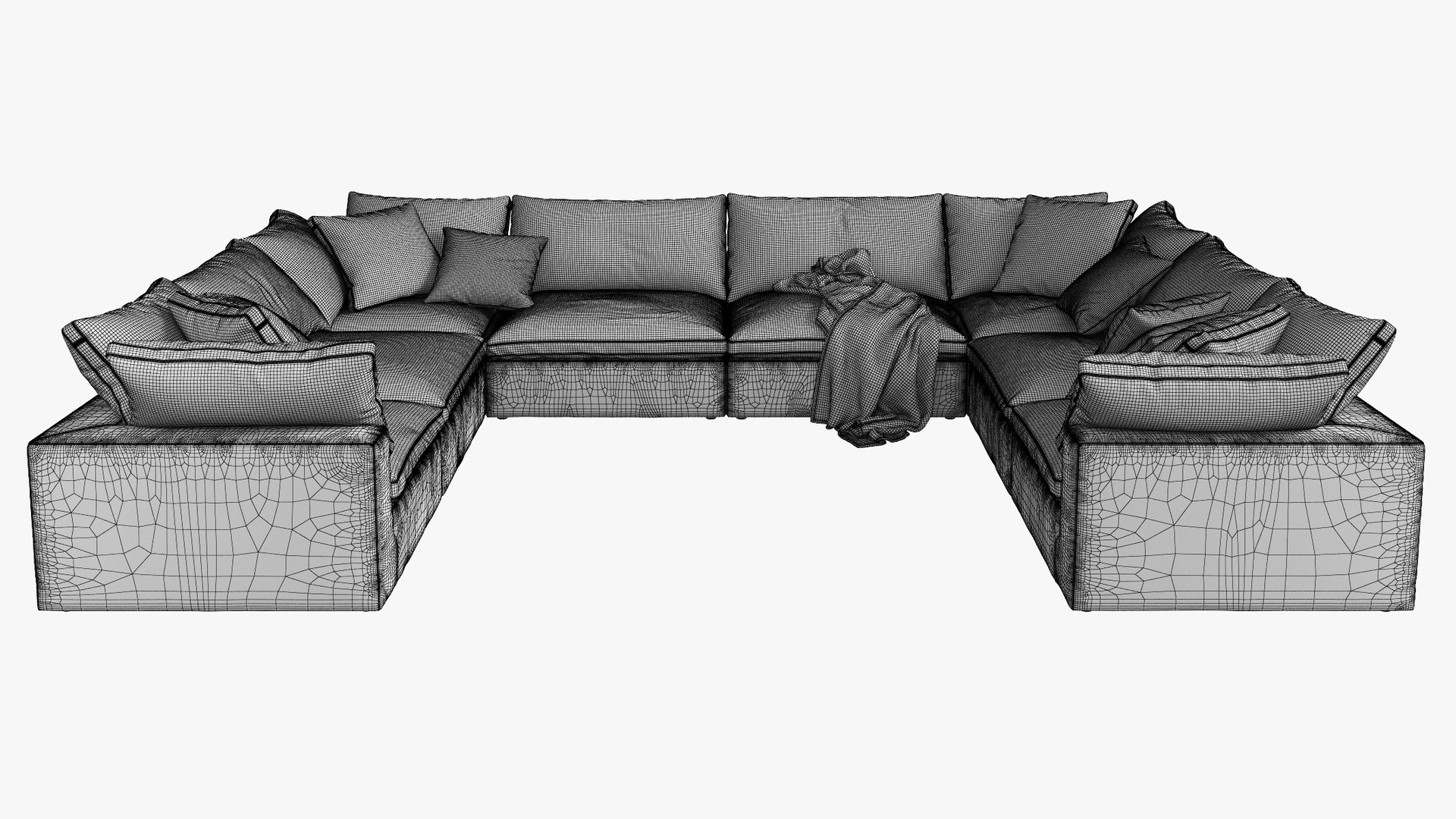 Restoration Hardware Cloud Modular Model TurboSquid 1336892