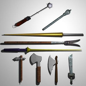 Medieval Hatchets & Lances (9)