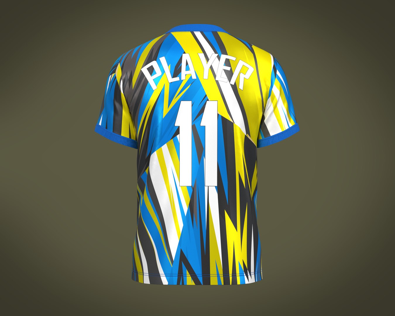 Blue footballer's number on a football jersey. 11 Numbered print. Sports  tshirt jersey. Sports, olympiad, euro 2024, gold cup, world championship  Stock Vector Image & Art - Alamy