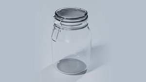 IKEA Korken Glass Jar with lid 3D model