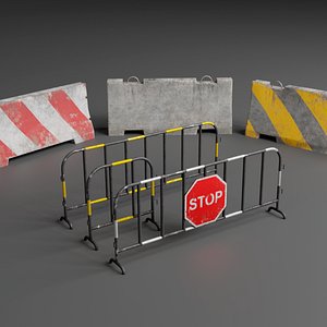 3D Traffic barriers