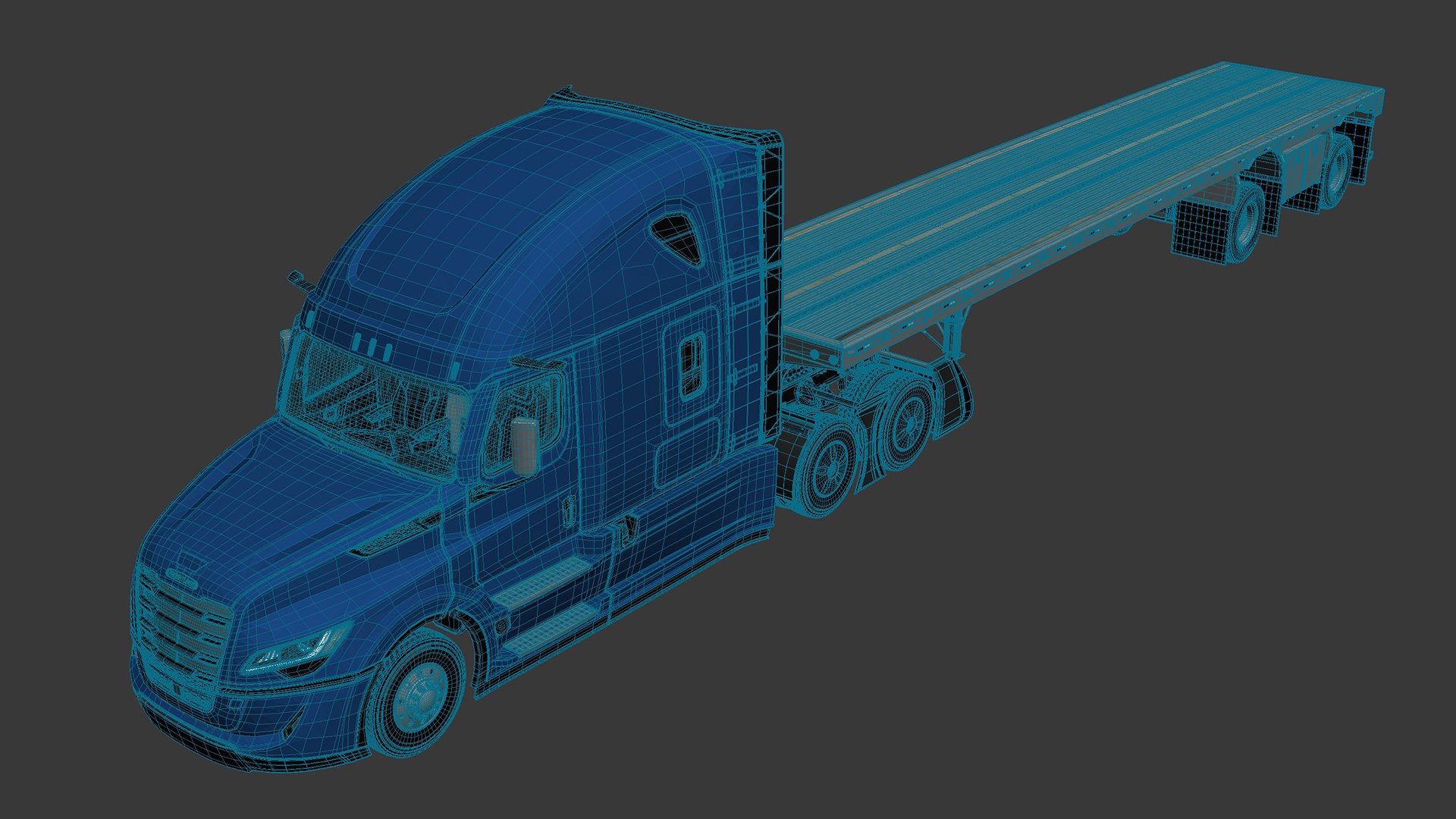 Freightliner Cascadia 2025 Flat Trailer 01 model https://p.turbosquid.com/ts-thumb/PD/vkVpbn/98/freightlinercascadia2025flattrailer01_05/jpg/1776099535/1920x1080/fit_q87/e56fa0e1ea364d780044c49ccba3f054e9b97991/freightlinercascadia2025flattrailer01_05.jpg