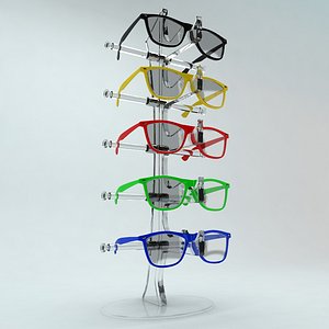 glasses stand 3d model