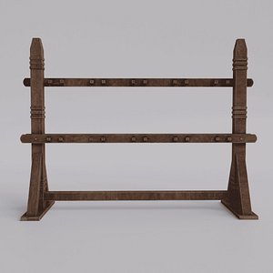 Weapon Stand 3D model