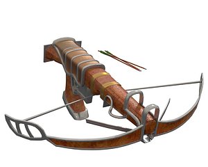 fantasy crossbow 3D model