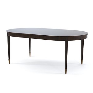 Baker 7838 Thomas Pheasant Yves Dining Table