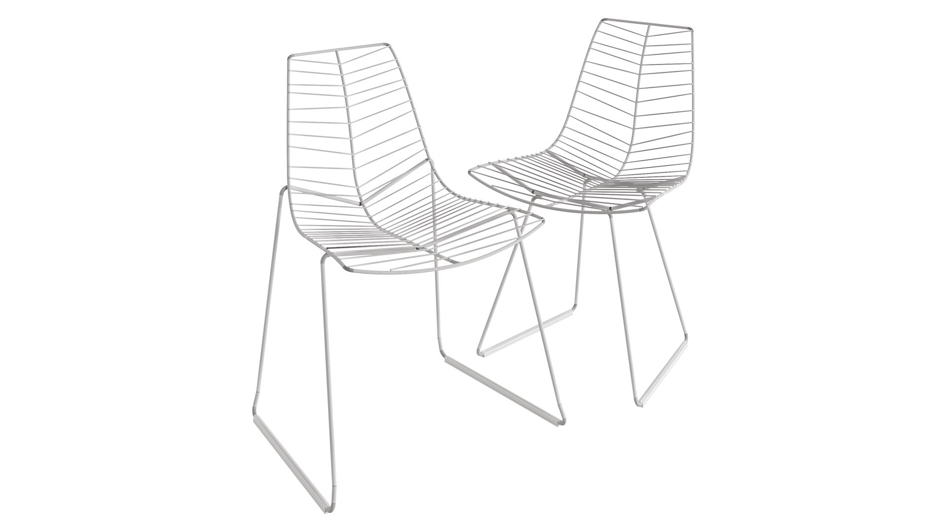 3D model LEAF Chairs by Arper - TurboSquid 2168401