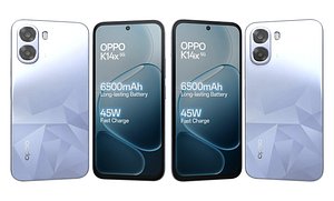 OPPO K14x 5G Blue 3D