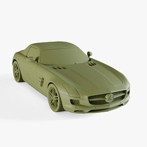3D Mercedes-Benz S-class 2011 model