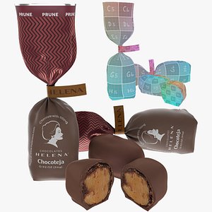 Helena Chocoteja PRUNE Chocolate 3D model