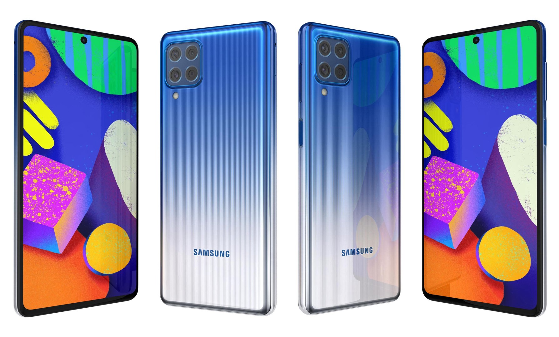 3D Model Samsung Galaxy F62 All Colors - TurboSquid 1725929