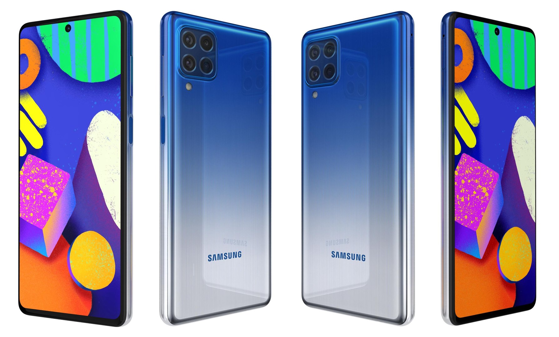 3D Model Samsung Galaxy F62 All Colors - TurboSquid 1725929