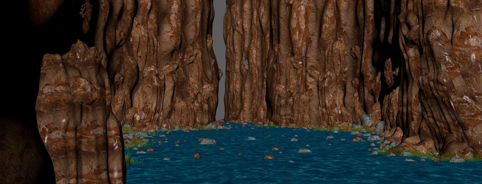 3D fantasy river rock - TurboSquid 1323423