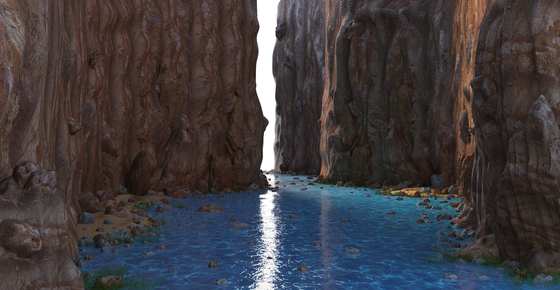 3D fantasy river rock - TurboSquid 1323423