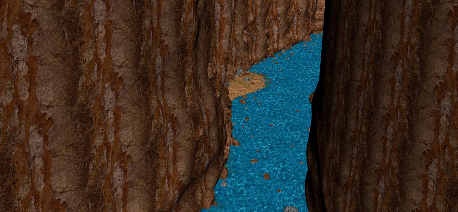 3D fantasy river rock - TurboSquid 1323423