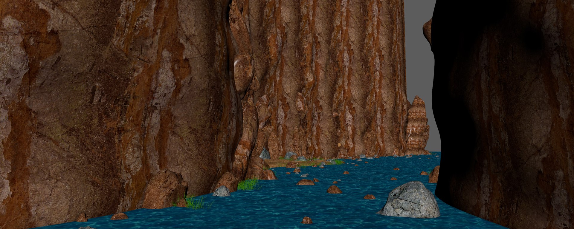3D fantasy river rock - TurboSquid 1323423