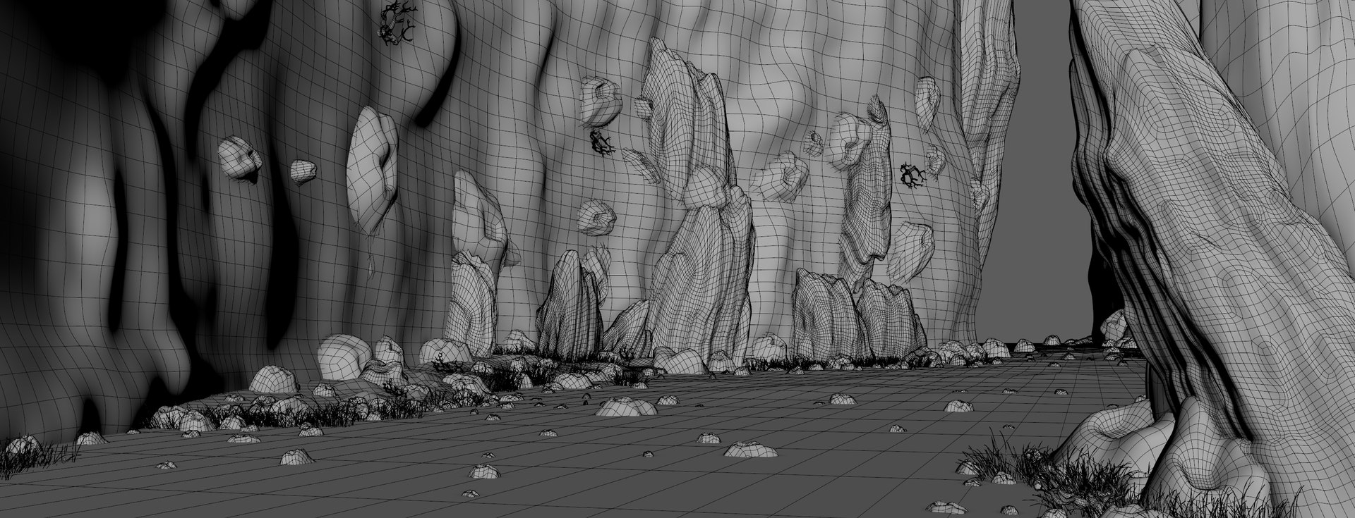 3D fantasy river rock - TurboSquid 1323423