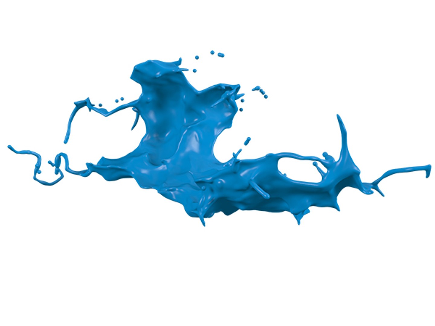 3d Model Liquid Splash