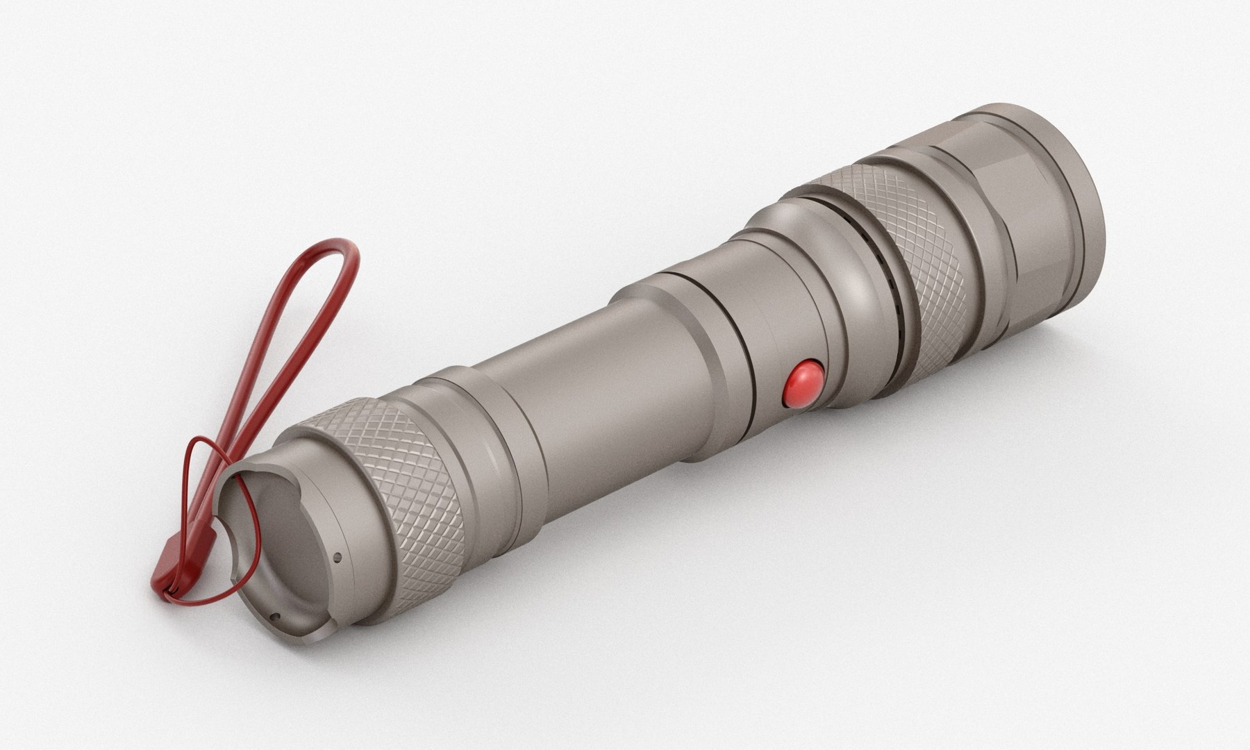 3D Flashlight With Inner Workings 09 Model - TurboSquid 2402423