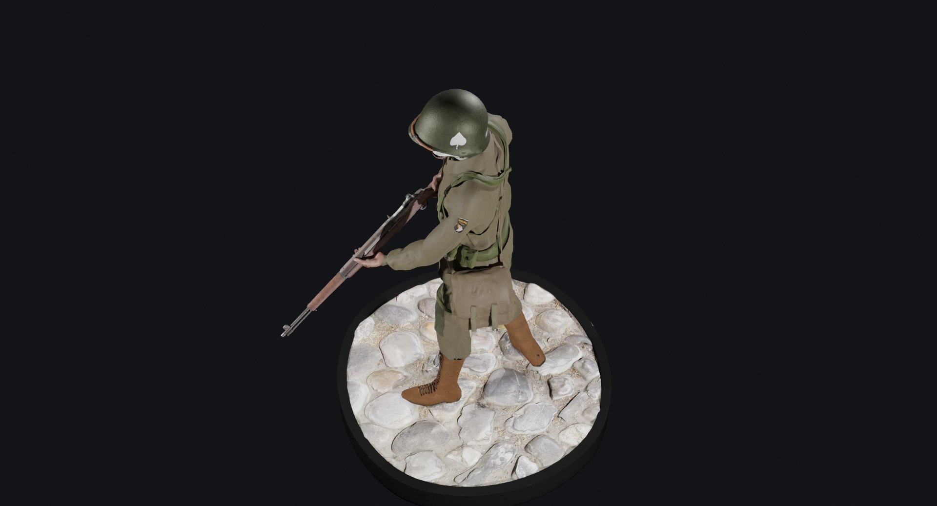 World War 2 - US Paratrooper - Rigged 3D Model - TurboSquid 2104943