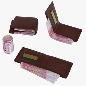 China 100 Yuan Wallet Money Purse