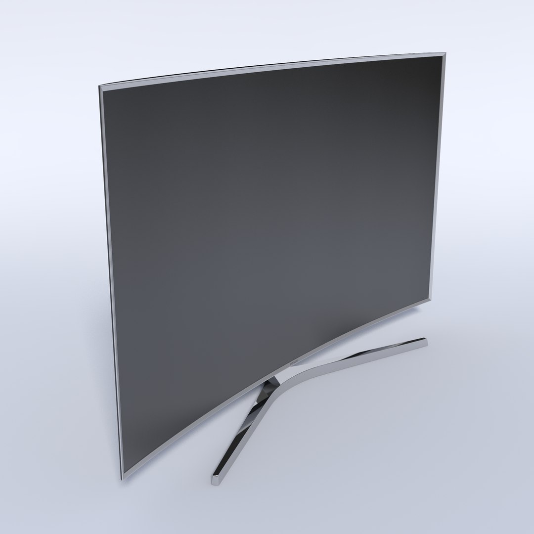 samsungs curved tv 3d obj