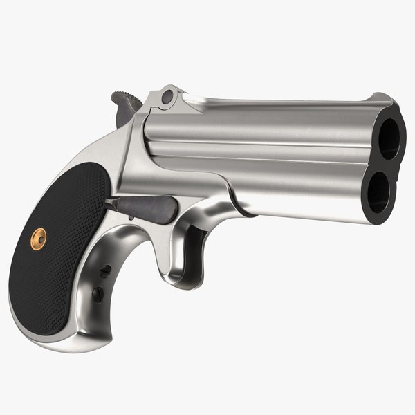 3D Remington Gun Model 95 Derringer