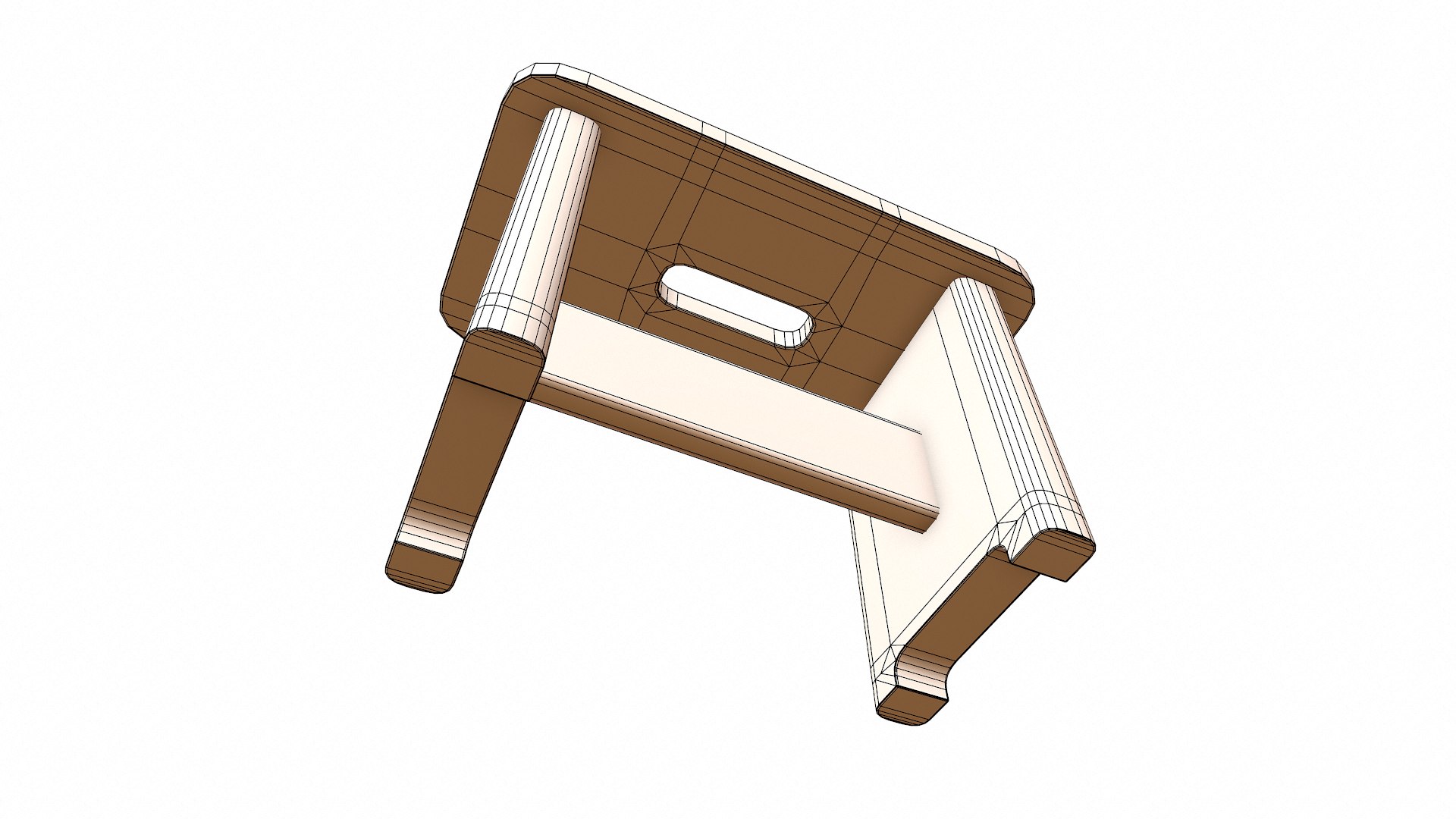 Free 3D Model Old Wooden Stool 4 Low-poly PBR - TurboSquid 2327101