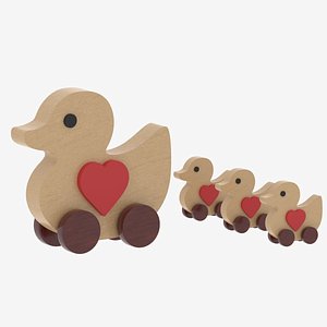 Wooden Toy Duck