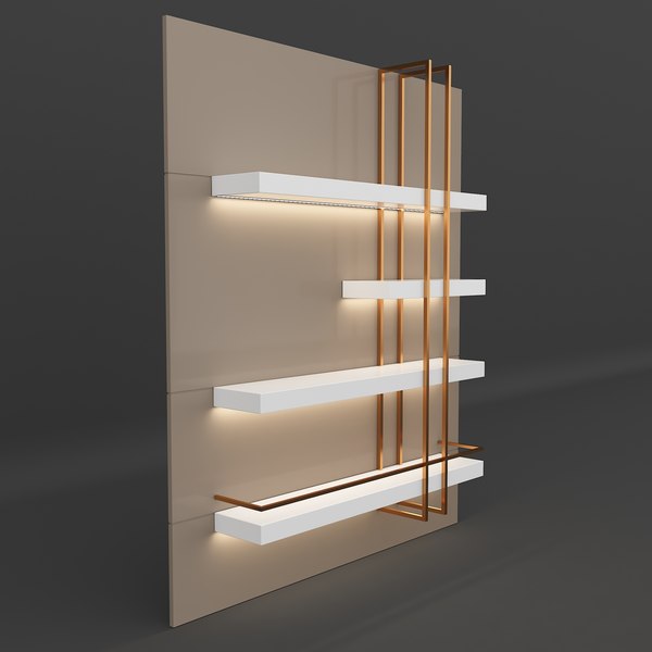 3D model Decorative Shelf - TurboSquid 1732757