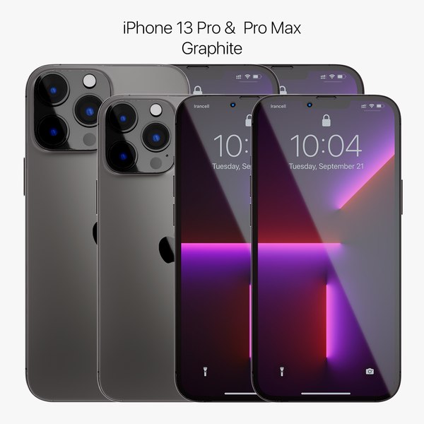 iPhone 13 Pro - Pro Max Graphite 3D model