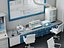 Scena di un moderno laboratorio di ricerca scientifica e di un laboratorio chimico.