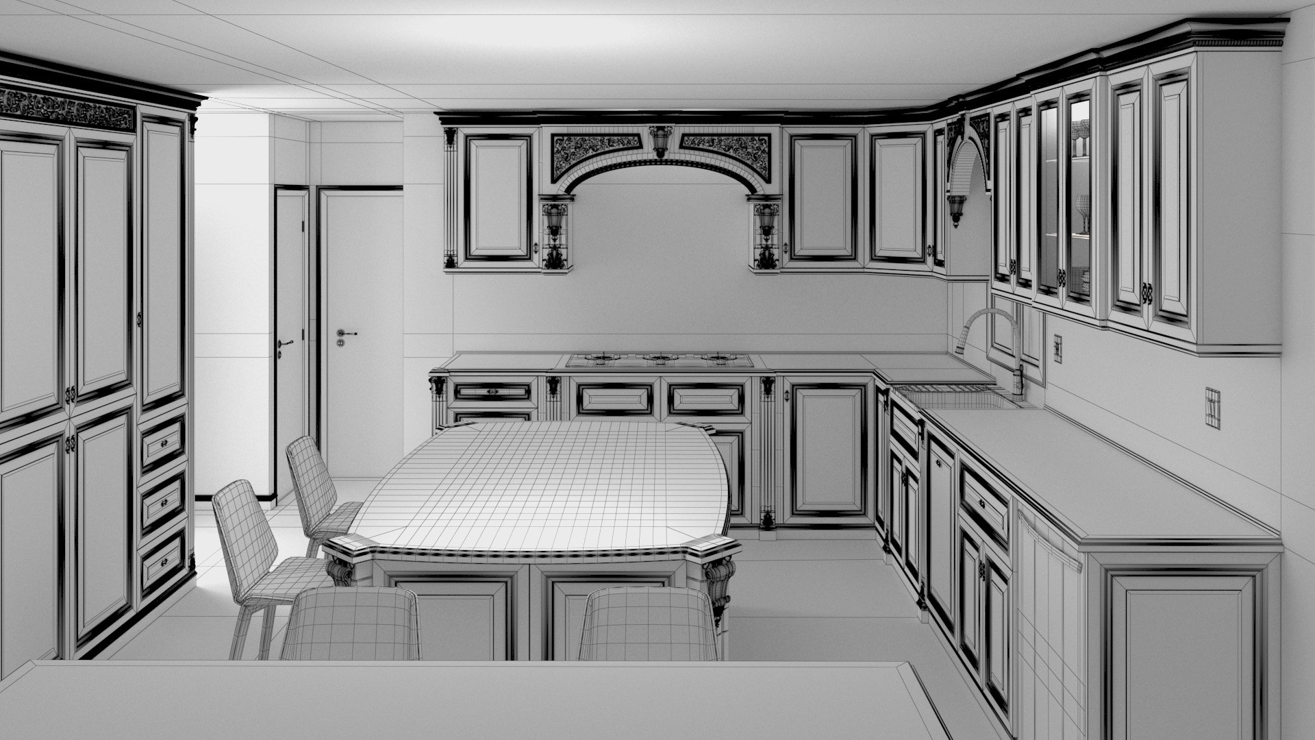 3D Classic Kitchen 8K-PBR Textures model https://p.turbosquid.com/ts-thumb/PE/o4wMeS/RF/classic_kitchen_view002.wire/jpg/1742206819/1920x1080/fit_q87/d0f3218d4f02e1739eca63e6324f64da3d436629/classic_kitchen_view002.wire.jpg