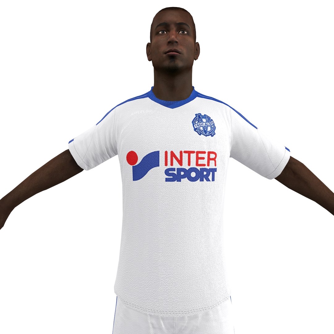 3d soccer player model