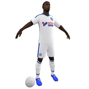 3d soccer player model
