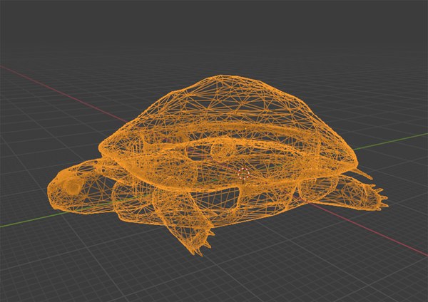 Golden Turtle Low Poly 3D 모델 - TurboSquid 2092469
