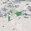 San Antonio City Texas United States Map 3D Model