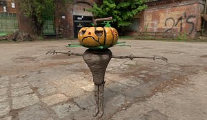 halloween pumpkin model