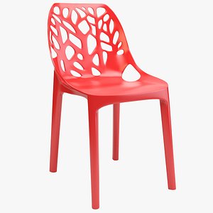 tree plastic chair 3d max